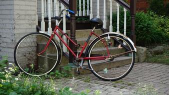 Bicycle Outside Old