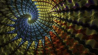 fractal spiral as background