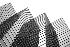Building low angle shot