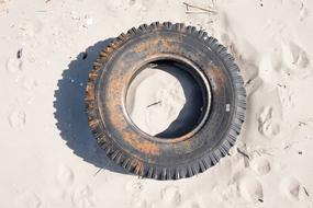 Tires Rubber Sand