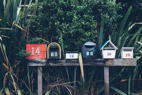 Mailboxes Numbers