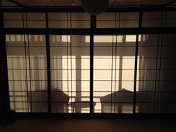Shoji Screen Evening Japan