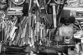 Tools Knifes Black And White