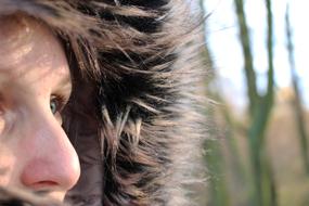 Woman Face Coat