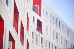 Building High-Rise white and red