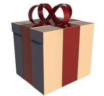 gift isolated present christmas