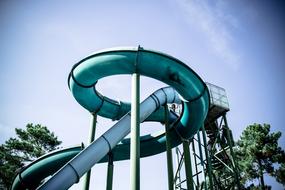 water slide high
