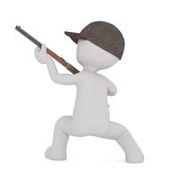 white male 3d model isolated 3d