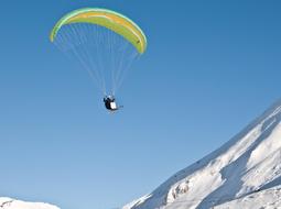 Sport Winter Paragliding