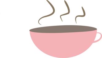 pink beautiful mug