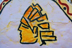 Painting Mural Aztec