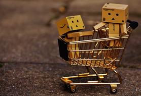 Danbo Figures Shopping Cart