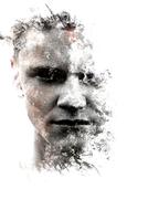 portrait of young man, digital art