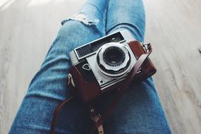Blue Jeans and camera Photographer