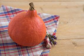 sweet orange pumpkin