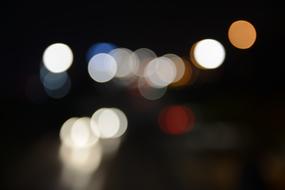 Bokeh Night Light Mens Wool