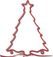 christmas tree christmas tree red