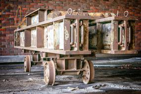coal wagons in the mine