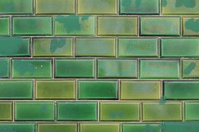 green ceramic tiles in Portugal