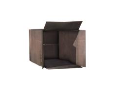 cardboard open view