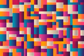 abstract background geometry blocks colors