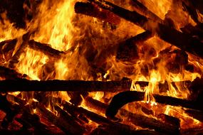 Fire Flame Wood