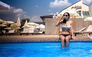 Swimming Pool Sexy Girl Summer