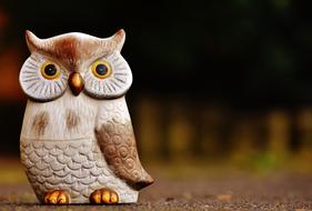 Funny Owl Bird decoration