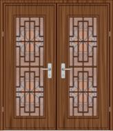 the door wood boards