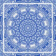 blue mandala kaleidoscope