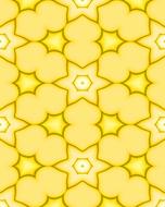 Beautiful, yellow pattern with the stars, of different shades, clipart