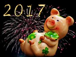 luck piglet lucky pig cute