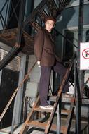Male Model Fire Escape