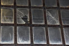 Broken Window Frame