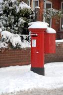 red mailbox at the house