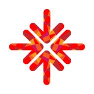 arrow direction snowflake compass