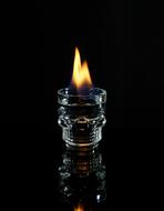 Alcohol Flame Skull