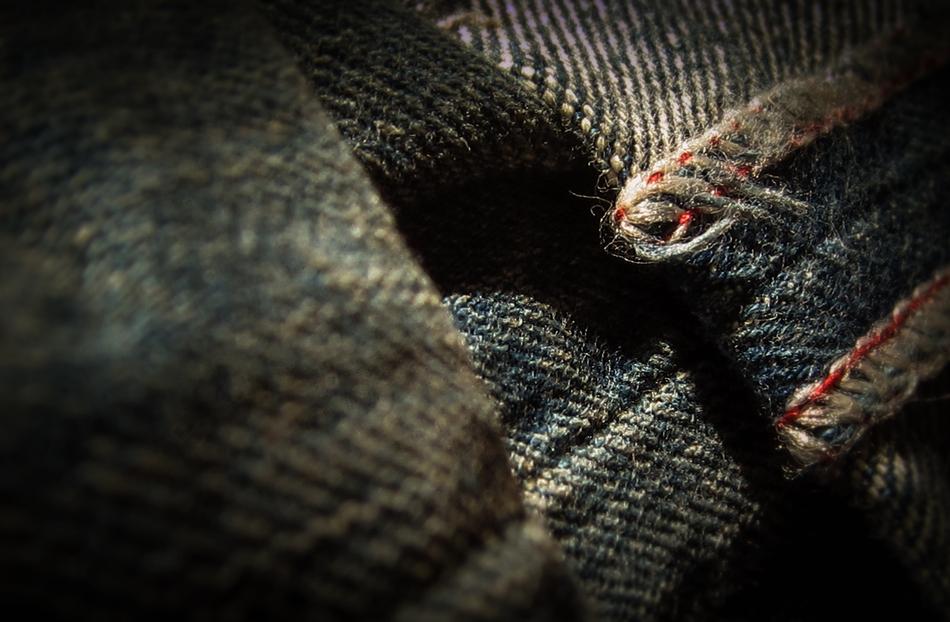 denim with thread