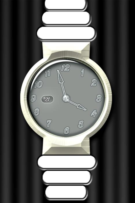 Photoshop Clock Wrist Watch