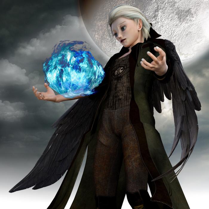 angel wing manga sky psychic