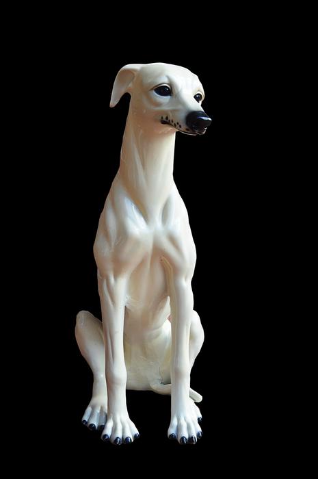 Greyhound Figure Stone