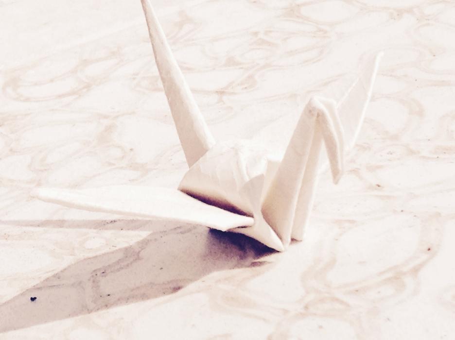 Japanese paper crane