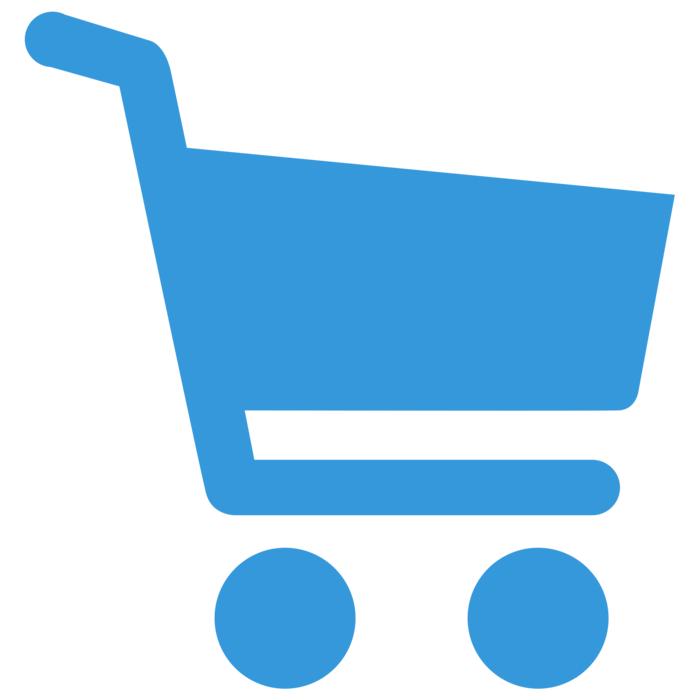 blue icon for the supermarket