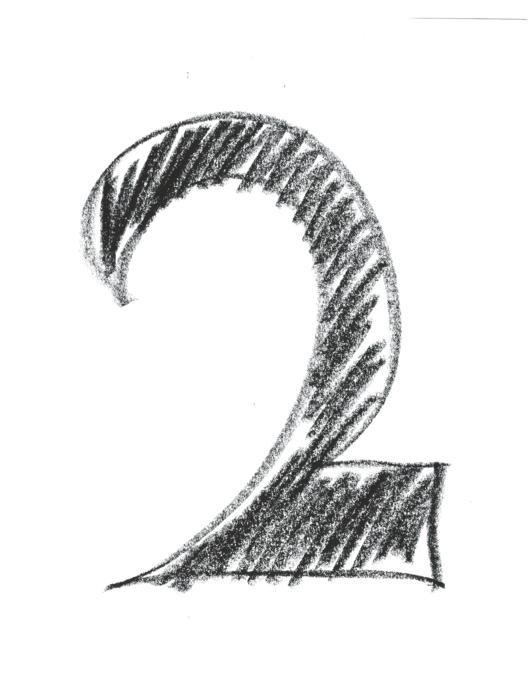 numbrt two drawing