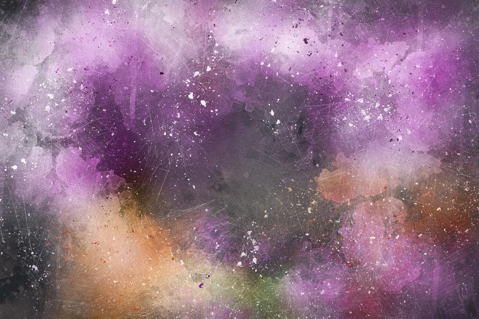 background art abstract watercolor stars