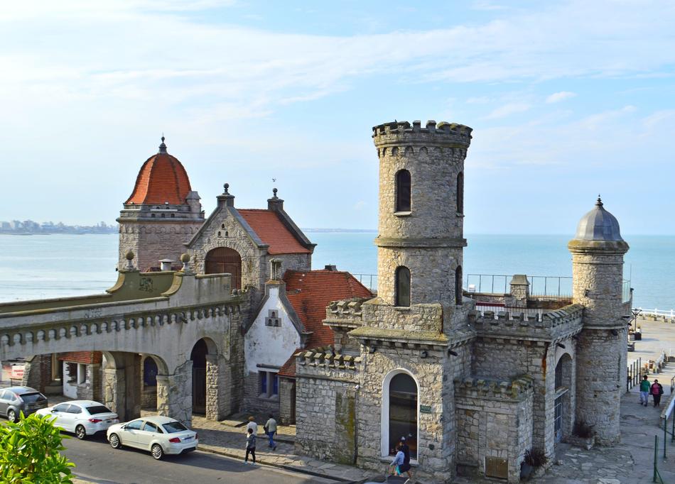 old castle top view