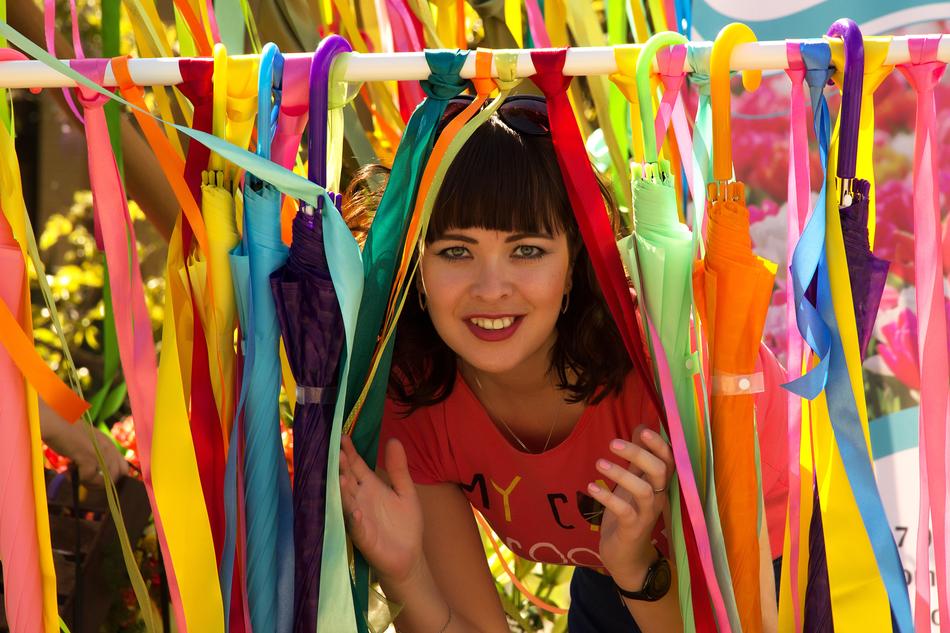 The girl at the fair