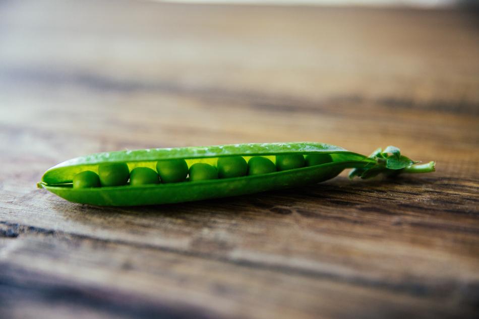 healthy macro peas