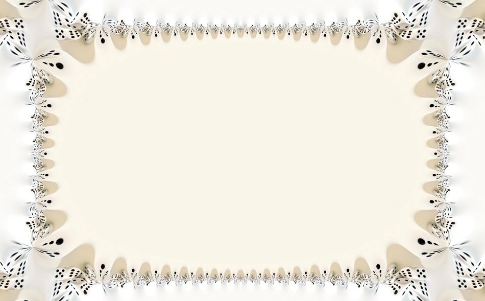 fancy pattern on the frame