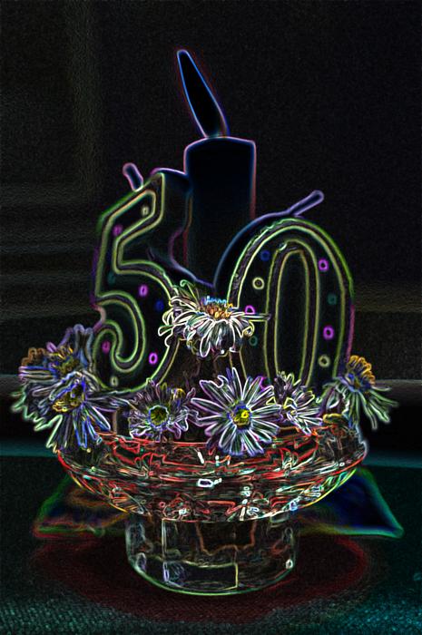 Candle Flowers 50